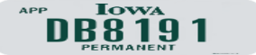 Truck License Plate