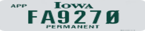 Truck License Plate
