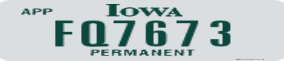 Truck License Plate