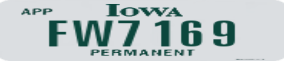 Truck License Plate