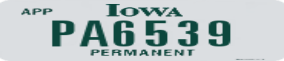Truck License Plate