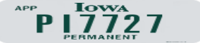 Truck License Plate
