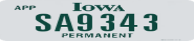 Truck License Plate