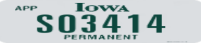 Truck License Plate