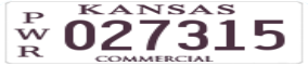 Truck License Plate