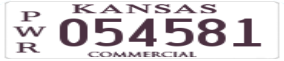 Truck License Plate
