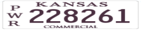 Truck License Plate