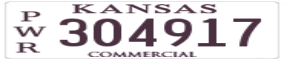 Truck License Plate