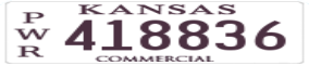 Truck License Plate