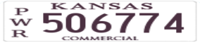 Truck License Plate