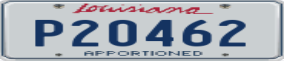 Truck License Plate