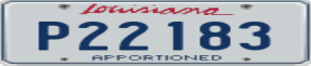 Truck License Plate