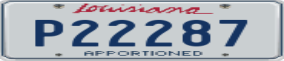 Truck License Plate