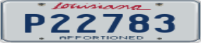 Truck License Plate