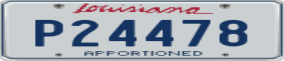 Truck License Plate
