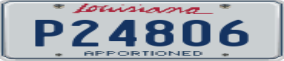 Truck License Plate