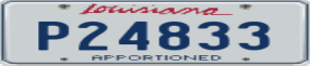 Truck License Plate