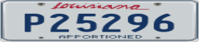 Truck License Plate