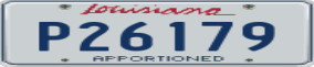 Truck License Plate