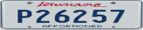 Truck License Plate