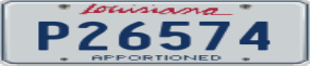 Truck License Plate