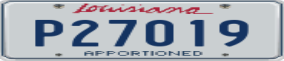 Truck License Plate