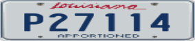Truck License Plate