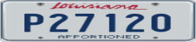 Truck License Plate