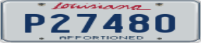 Truck License Plate