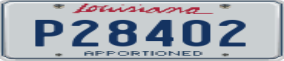 Truck License Plate