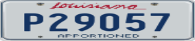 Truck License Plate