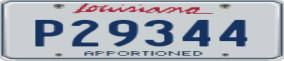 Truck License Plate
