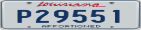 Truck License Plate