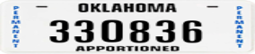 Truck License Plate
