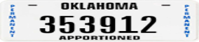 Truck License Plate