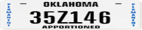 Truck License Plate