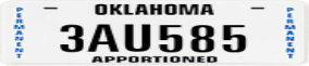 Truck License Plate