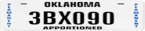 Truck License Plate
