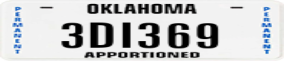 Truck License Plate
