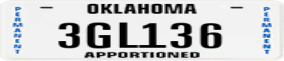 Truck License Plate