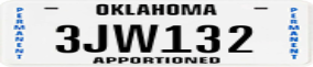 Truck License Plate