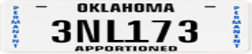 Truck License Plate