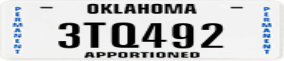 Truck License Plate