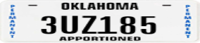 Truck License Plate