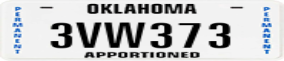 Truck License Plate