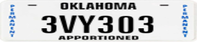 Truck License Plate