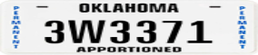 Truck License Plate
