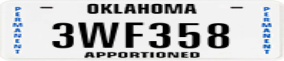 Truck License Plate