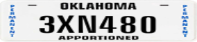 Truck License Plate