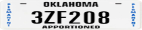 Truck License Plate